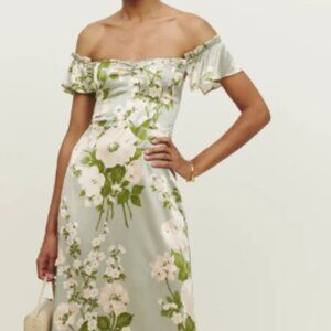 Reformation Midi Silk Dress